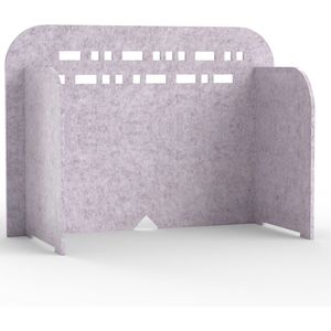Akoestische scheidingswand PET-vilt - 70x35x50 cm – Lichtgrijs - Smit Visual
