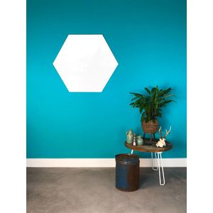 Whiteboard zonder rand - Hexagon - 100 cm - IVOL