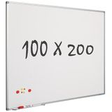 Whiteboard 100x200 cm - Magnetisch - Smit Visual