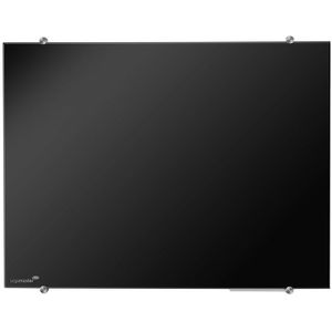 Glassboard 90x120 cm - zwart - Legamaster