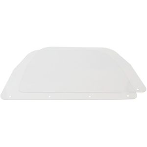 PVC schermen tbv gelaatsscherm - 5 stuks -