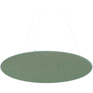Akoestisch plafondpaneel PET-vilt - Rond - Ø120 cm - Petrol groen - Smit Visual