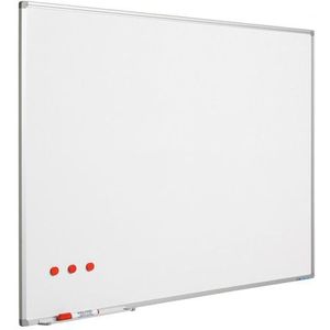 Mat Whiteboard 150x200 cm - Magnetisch / Emaille - 4:3 - Smit Visual