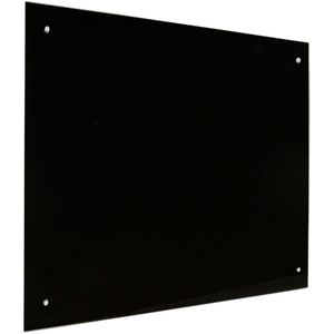 Glassboard Zwart - 100x100 cm - IVOL