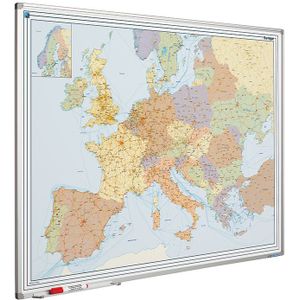 Whiteboard landkaart - Europa - Smit Visual