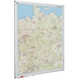 Whiteboard landkaart - Duitsland wegenkaart - Smit Visual