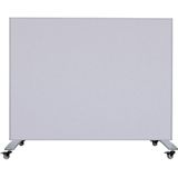 Mobiele scheidingswand - Akoestisch paneel/whiteboard - 160x120 cm - L - IVOL