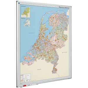 Whiteboard landkaart - Nederland wegenkaart - Smit Visual