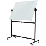 Verrijdbaar glassboard - Dubbelzijdig - 100x150 cm - TWINCO