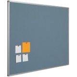 Prikbord bulletin 16mm blauw - 60x90 cm - Smit Visual
