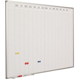 Dubbele weekplanner incl. dagenstrook - 60x90 cm - Smit Visual