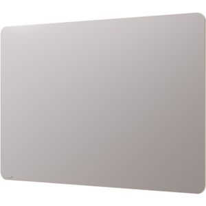 Frameless glassboard - ronde hoeken - 100x150 cm - Warm Grey - Legamaster