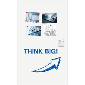 WALL-UP frameloos whiteboard / whiteboardwand paneel - 200x119,5 cm - Legamaster