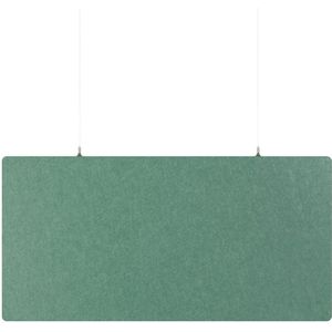 Akoestisch plafondpaneel PET-vilt - 60x120 cm - Petrol groen - Smit Visual