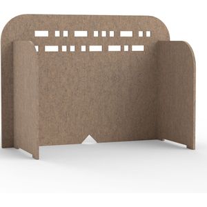 Akoestische scheidingswand PET-vilt - 70x35x50 cm – Beige - Smit Visual