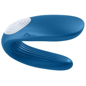Satisfyer Partner Whale Koppel Vibrator - Blauw