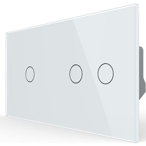 Livolo | Wit | 1+2 | Aan/Uit | Wisselschakelaar | EC | Smart Home
