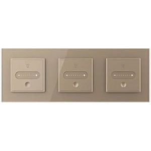 Livolo | Goud | SR+SR+SR | Slide-Dimmer | Smart Home - Bekijk hier!