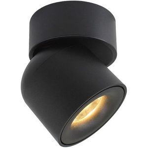 Opbouwspot | Zwart | 1 | Deluxe LED | 360 Graden | Rond | Dimbaar