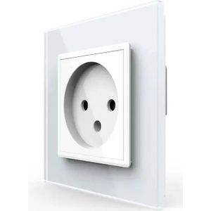 Wandcontactdoos | Zonder Randaarde | Wit | Livolo.nl | Bekijk hier!