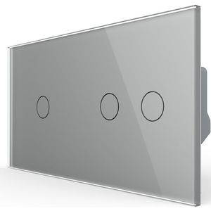 Livolo | Grijs | 1+2 | Aan/Uit | EC | Smart Home