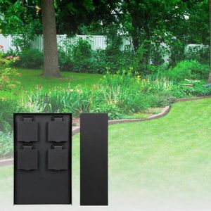 Buiten Wandcontactdoos | Zwart | 4 Stopcontacten | Breed | Waterdicht