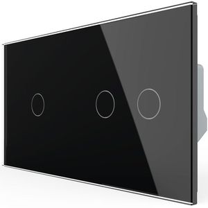 Livolo | Zwart | 1+2 | Aan/Uit | Wifi | Smart Home