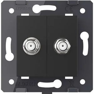 Livolo | Zwart | SR | Satelliet- Antenne | Satelliet- Antenne - Bekijk