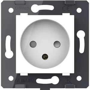 Livolo | Wit | SR | Module | Wandcontactdoos | Zonder randaarde -