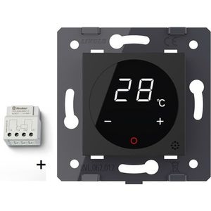 Livolo | Module | SR | Zwart | Thermostaat | Met ingebouwde temperatuursensor | Mini NO contact voor CV ketels