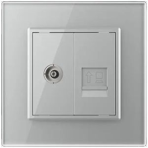 Livolo | Grijs | SR | TV | Netwerk Cat.6 - Bekijk hier!