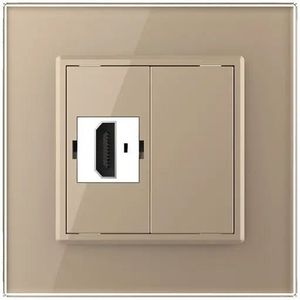 Livolo | Goud | SR | HDMI | Blindplaat - Bekijk hier!