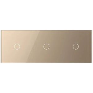 Livolo | Goud | 1+1+1 | Dimmer | Wisselschakelaar - Bekijk hier!