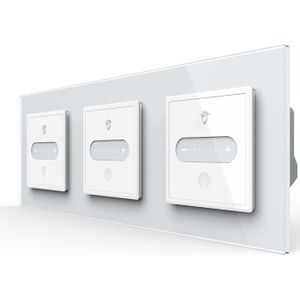 Livolo | Wit | SR+SR+SR | Slide-Dimmer | Zigbee | Smart Home