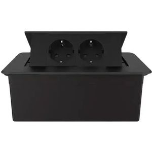 Livolo - Pop-up Stekkerdoos - Zwart - Inbouw - Stopcontacten