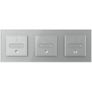 Livolo | Grijs | SR+SR+SR | Slide-Dimmer | Smart Home - Bekijk hier!