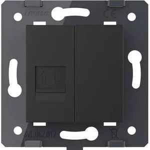 Livolo | Zwart | SR | Telefoon RJ11 | Blindplaat - Bekijk hier!