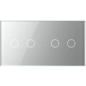 Livolo | Grijs | 2+2 | Puls | Schakelaar - Bekijk hier!