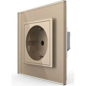 Wandcontactdoos | Goud | Stopcontact | Bekijk hier! | Livolo.nl