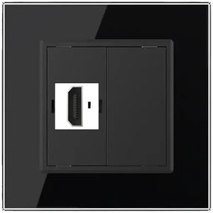 Livolo | Zwart | SR | HDMI | Blindplaat - Bekijk hier!