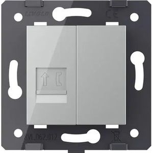 Livolo | Grijs | SR | Telefoon | Blindplaat - Bekijk hier!
