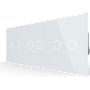 Livolo | Wit | 2+2+2 | Rolluik schakelaar | EC | Smart Home