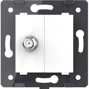 Livolo | Wit | SR | Satelliet- Antenne | Blindplaat - Bekijk hier!