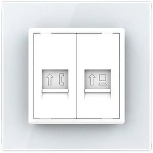 Livolo | Wit | SR | Telefoon | Netwerk Cat.6 - Bekijk hier!