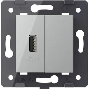 Livolo | Grijs | SR | USB oplader | Blindplaat - Bekijk hier!