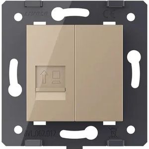 Livolo | Goud | SR | Netwerk RJ45 Cat.6 | Blindplaat - Bekijk hier!