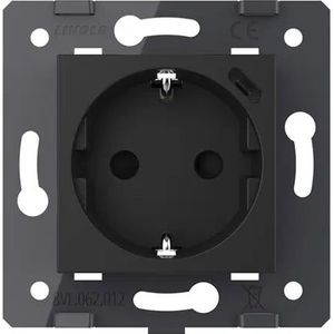 Livolo | Zwart | SR | Module Wandcontactdoos + USB-C Oplader - Bekijk