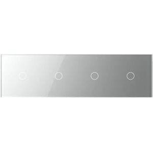 Livolo | Grijs | 1+1+1+1 | Puls | Schakelaar - Bekijk hier!