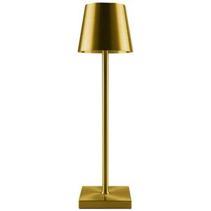 Tafellamp | Goud | LED | Dimbaar | Oplaadbaar