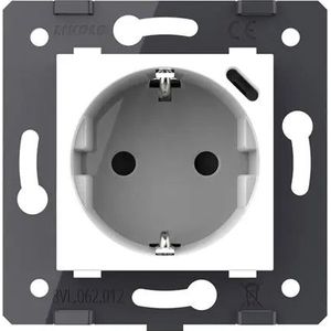 Livolo | Wit | SR | Module | Wandcontactdoos + USB-C Oplader - Bekijk